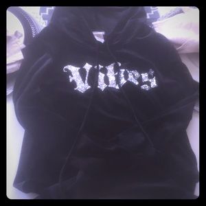 Velvet hoodie